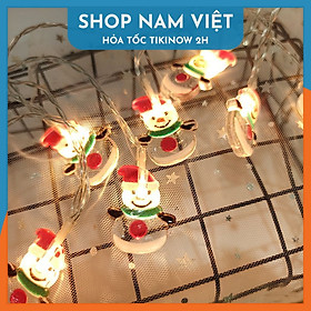 Dây Đèn Led Fairy Light Trang Trí Giáng Sinh Biểu Tượng Cây Thông, Người Tuyết, Ông Già Noel - Chính Hãng NAVIVU