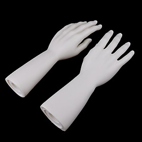 2 Pairs Mannequin Hand Arm Display Watches Gloves Jewelry Model Stand Mixed