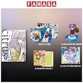 Sách - Citrus - Tập 9 - Bản Đặc Biệt - Tặng Kèm Hologram Postcard Hai Mặt + Leaflet 4 Trang + Card Bồi Cứng Tà Trắng Mộng Mơ + Mini Hologram Standee