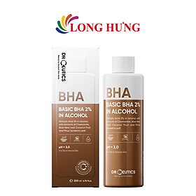 Dung dịch tẩy tế bào chết DrCeutics Basic BHA 2% In Alcohol  (100ml/200ml) - Hàng chính hãng