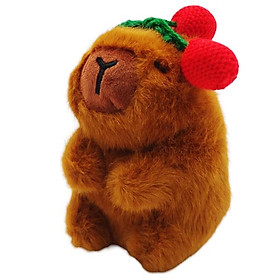 Móc Khóa Thú Bông Capybara 11 cm - WanLongDa 11116 - Đội Trái Cherry