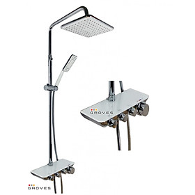 Sen cây tắm đứng điều chỉnh nhiệt độ nhập khẩu chính hãng GROVES 6683