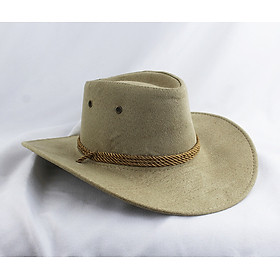 Mũ cao bồi nón cao bồi nam nữ mũ nón phớt nhung vành rộng phong cách Mỹ dona23033005