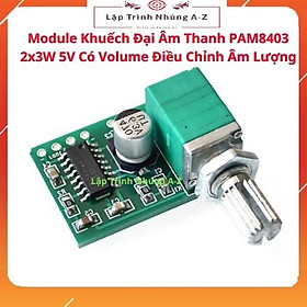 Mua  Lập Trình Nhúng A-Z  145  Module Khuếch Đại Âm Thanh PAM8403 2x3W 5V Có Volume Điều Chỉnh Âm Lượng