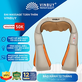 Máy Massage Cổ Vai Gáy Chuyên Sâu - Hỗ Trợ Mát xa Đùi, Chân, Lưng Dưới