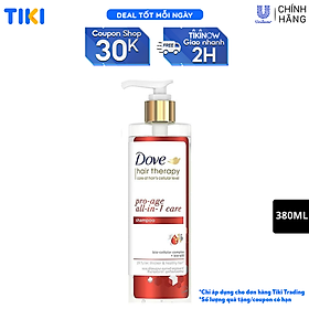 Dầu gội Dove Pro-age Tóc phồng dày và Ngăn lão hóa 380ml
