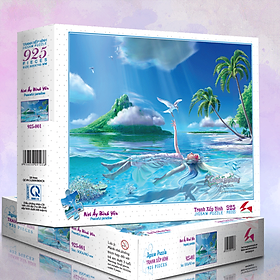 Tranh xếp Hình Tia Sáng Nới ấy bình yên (925 mảnh ghép)