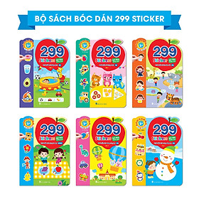 Hình ảnh Bộ sách bóc dán phát triển trí tuệ cảm xúc CQ, IQ, EQ 299+ Stickers