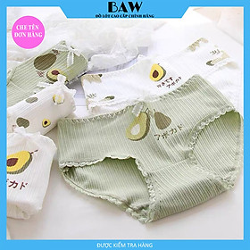Quần Lót quả bơ cotton nữ cao cấp dễ thương đáng yêu thương hiệu BAW QLN26