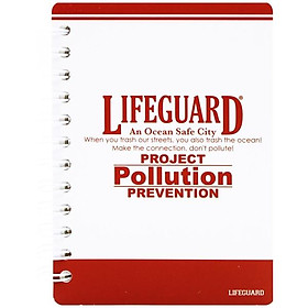 Sổ lò xo bỏ túi kẻ ngang lifeguard - magic channel lg-01-130-b