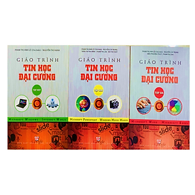 Hình ảnh Sách - Giáo trình Tin học đại cương (3 tập) - NXB Đại học Sư phạm