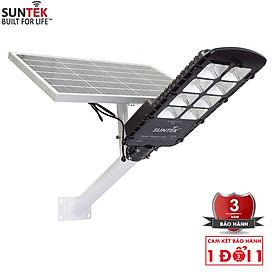 Mua Đèn Đường Năng Lượng Mặt Trời SUNTEK LED Solar Street Light S3 135W - Chiếu sáng liên tục 28-30 giờ | Tuổi thọ 7-8 năm | Chống Nước/Bụi/Sét | Tự động Bật/Tắt | Điều khiển Từ xa - Hàng Chính Hãng - Bảo hành 3 năm 1 đổi 1