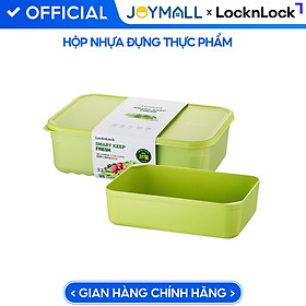 Mua Hộp nhựa bảo quản thực phẩm LocknLock Smart Keep Fresh Food Container 3.2L kèm khay HLE5600NT  Hàng chính hãng  giữ tươi mát đến 31 ngày - JoyMall