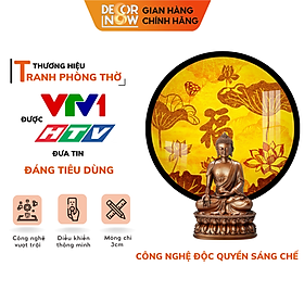 Mua Đèn Hào Quang Phật In Tranh Trúc Chỉ DECORNOW 30 cm  Trang Trí Ban Thờ  Hào Quang Trúc Chỉ HOA SEN DCN-13