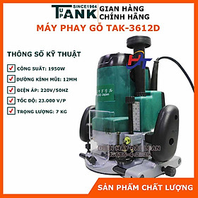 Hình ảnh Máy soi gỗ cầm tay TANK since 1964 TAK-3612D