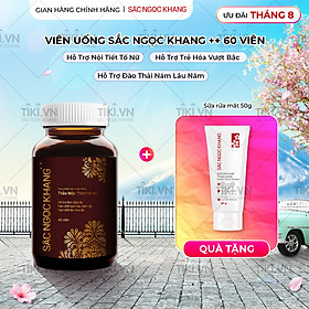 Viên Uống Sắc Ngọc Khang ++ chống lão hóa da, giảm nám, tàn nhang cao cấp (Hộp 60 Viên)
