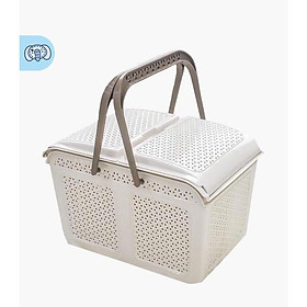 Mua Làn nhựa đi sinh đa năng có nắp mở rộng tiện lợi  Giỏ đựng đồ sơ sinh cho bé
