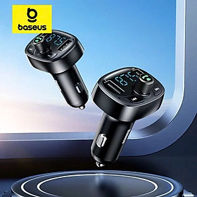 Bộ Tẩu Sạc Đa Năng Phát Nhạc Trên Xe Hơi Baseus S-09 Pro Series Car FM Transmitter [ HÀNG CHÍNH HÃNG ]