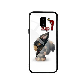 Ốp Lưng Kính Cường Lực cho điện thoại Samsung Galaxy J6 2018 - Cute Dog