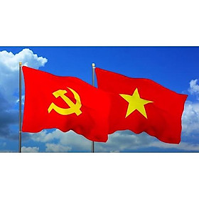 Mua Cờ Tổ Quốc nhiều Kích thước lớn Vải Satanh Loại đẹp