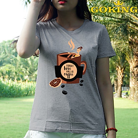 Crazy sales. Áo thun nữ thoát nhiệt GOKING. Áo phông nữ in hình nghệ thuật, hàng Việt Nam xuất khẩu