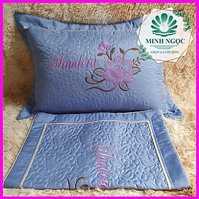Mua Vỏ Gối Trần Bông Vỏ Gối Trần Thêu Hoa Hàng Đẹp