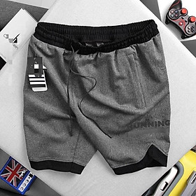 SHORT THUN RUNNING MÀU XÁM LƯNG ĐẬM BIG SIZE NAM TỪ 80 ĐẾN 130KG