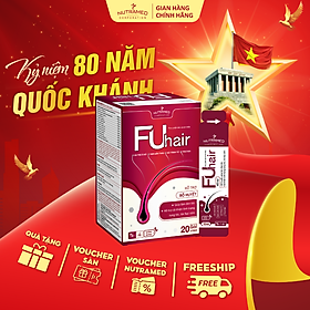 Gói uống Fuhair hỗ trợ bổ huyết, đen tóc, đẹp da cho phái đẹp (20 gói) - Nutramed