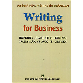 Hình ảnh sách Luyện Kỹ Năng Viết Thư Tín Thương Mại (Writing For Business)