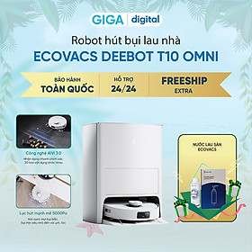 Mua Robot Hút Bụi Lau Nhà Ecovacs Deebot T10 OMNI - Điều Khiển Bằng Giọng Nói - Tặng nước lau sàn - Hàng chính hãng