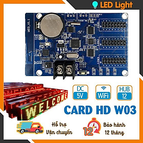 HD W03 - MẠCH ĐIỀU KHIỂN LED MA TRẬN 1 MÀU 3 MÀU