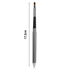 Durable Portable Aluminium Material Tube Lip Brush Lipstick Wands Pen Make Up Applicator Tools