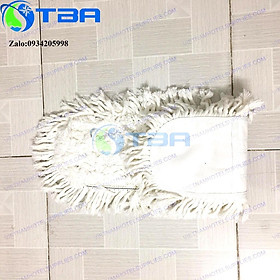 Mua Tấm lau sàn công nghiệp 60cm sợi cotton màu trắng công nghệ mới siêu thấm hút bụi bẩn