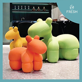 Mua Ghế Decor Phòng Khách Thú Cưng Bọc Nỉ Cao Cấp Nội Thất Hàn Quốc - FRESH
