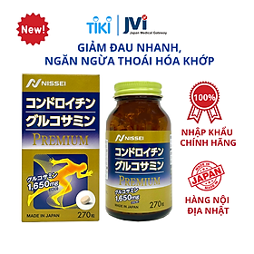 Viên uống Glucosamine Nhật Bản - Viên bổ xương Khớp Chondroitin Glucosamine Premium 1610mg 270 Viên. Giảm đau khớp, ngăn ngừa thoái hóa khớp, viêm...