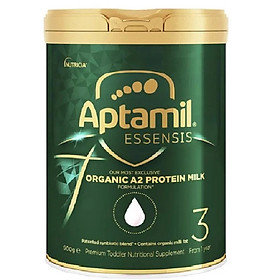 Sữa công thức hữu cơ APTAMIL ESSENIS ORGANIC A2 PROTEIN MILK PREMIUM TODDLER 900G (Số 3 cho bé từ 1 tuổi)
