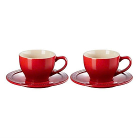 Mua Bộ 2 tách 2 đĩa cafe Le Creuset 207ml Hàng chính hãng
