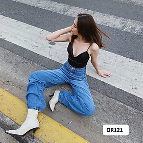 Quần jean ống rộng Simple đủ cỡ size OR121