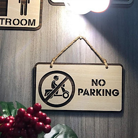 Mua Bảng treo cấm đỗ xe 10x20cm (No Parking)