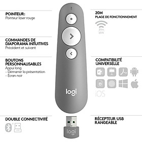 Mua Thiết bị trình chiếu Logitech R500S - Hàng Chính Hãng