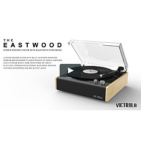 Mua Victrola Eastwood 3-speed turntable  Built-in speakers  Dual BT  ceramic stylus - New 100%