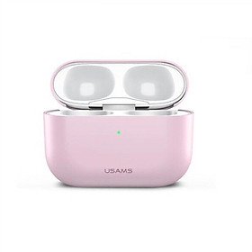 Bao case chống sốc silicon cho tai nghe Apple Airpods Pro hiệu Usams BH569 (siêu mỏng 2mm, chống vân tay, chống bám bẩn, chống va đập, vật liệu cao cấp) - hàng nhập khẩu