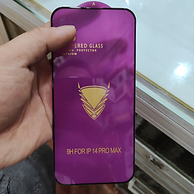 Cường lực OG tím Tempered  dành cho iphone 14 promax/14max - Hàng Chính Hãng