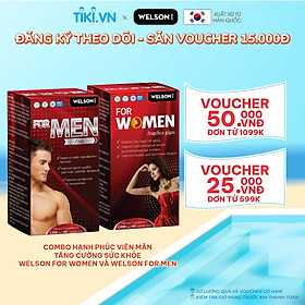 Combo Hạnh Phúc Viên Mãn Tăng Cường Sức Khỏe Welson For Women Và Welson For Men