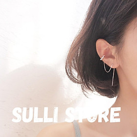 Khuyên tai nữ kẹp vành đá Sulli store