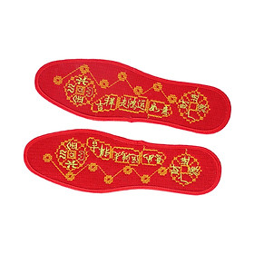 Feng Shui Seven Coins Insoles Breathable Replacement for Climbing Camping