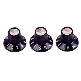 3 Piece Guitar Bass Amp Knobs