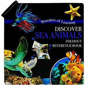 Wonder Of Learning - Discover Sea Animals Foldout Reference Book - NORTH PARADE PUBLISHING LTD