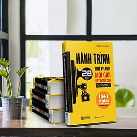 Sách - Hành Trình 28 Ngày Trở Thành Môi Giới Bất Động Sản Chuyên Nghiệp kĩ năng thiên biến vạn hóa để bán hàng thành công nt