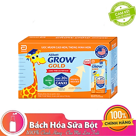 Thùng 48 Hộp Sữa Nước Abbott Grow Gold 110ml